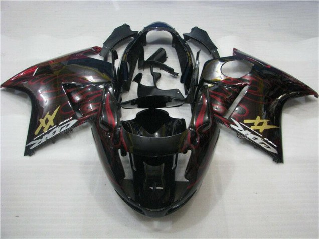 Honda CBR 1100 XX 96-07 Motorrad Verkleidungen - Rot Flamme Kaufen Honda CBR 1100 XX 96-07 Motorrad Verkleidungen - Rot Flamme Kaufen