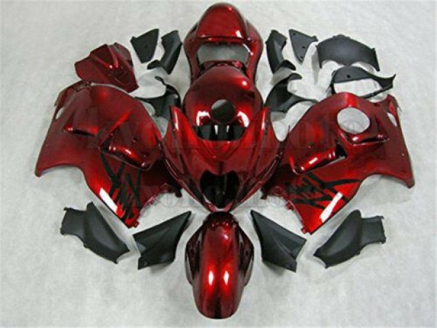 Suzuki GSXR 1300 Hayabusa 96-07 Motorrad Verkleidungen - Rot Schwarz Kaufen Suzuki GSXR 1300 Hayabusa 96-07 Motorrad Verkleidungen - Rot Schwarz Kaufen