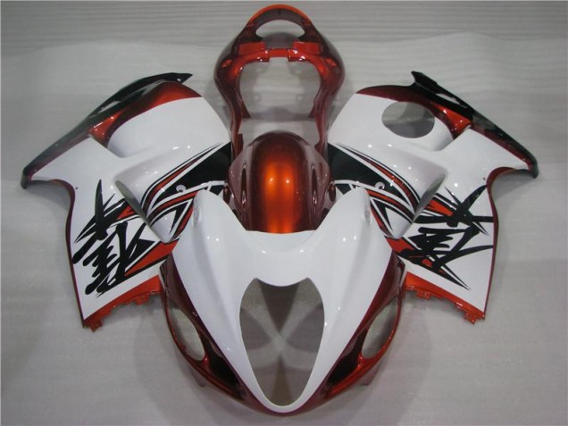 Suzuki GSXR 1300 Hayabusa 96-07 Motorrad Verkleidungen - Orange Silber Schwarz Kaufen Suzuki GSXR 1300 Hayabusa 96-07 Motorrad Verkleidungen - Orange Silber Schwarz Kaufen