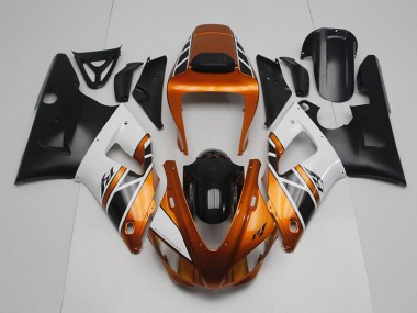 Yamaha R1 98-99 Motorrad Verkleidungen - Gold Weiß Schwarz Kaufen