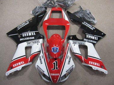 Yamaha R1 98-99 Motorrad Verkleidungen - Rot Weiß Schwarz 50 Kaufen