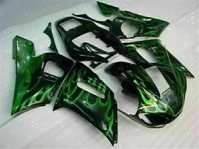 Yamaha R6 98-02 Motorrad Verkleidungen - Grün Schwarz Kaufen Yamaha R6 98-02 Motorrad Verkleidungen - Grün Schwarz Kaufen