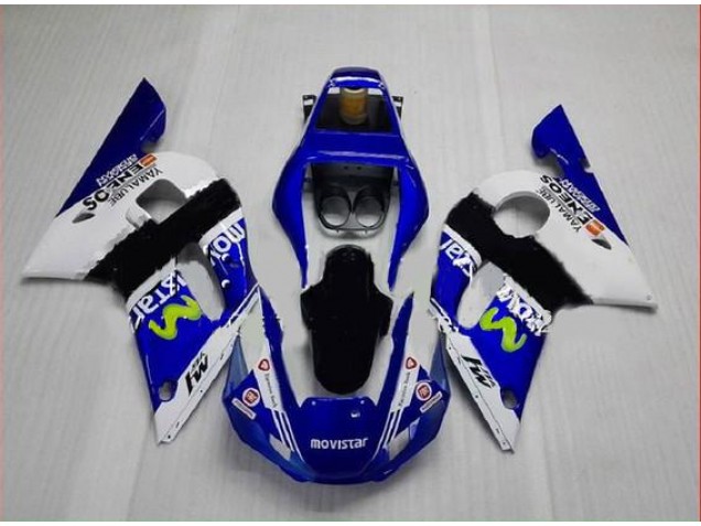 Yamaha R6 98-02 Motorrad Verkleidungen - BlauGrün Weiß Kaufen