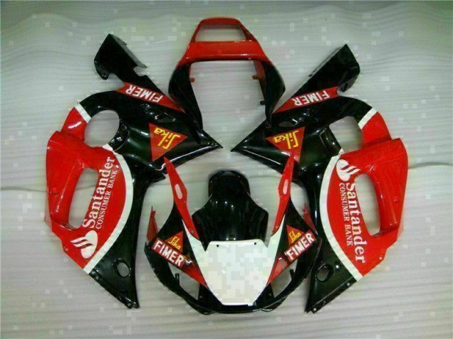 Yamaha R6 98-02 Motorrad Verkleidungen - Rot Schwarz Kaufen