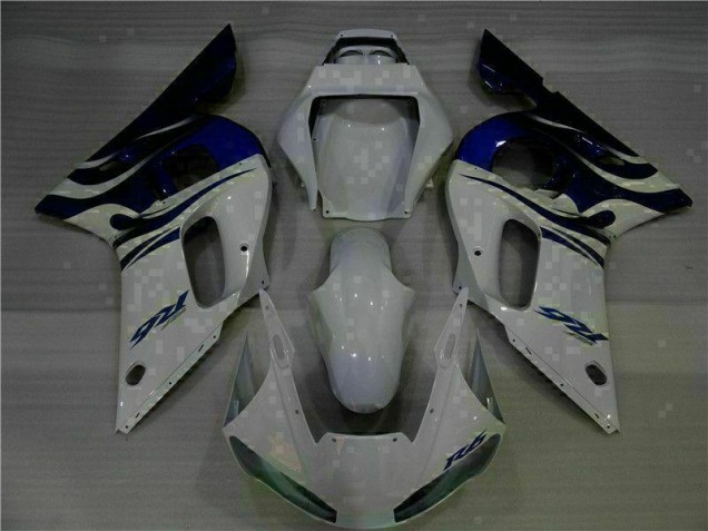Yamaha R6 98-02 Motorrad Verkleidung - Weiß Blau Kaufen
