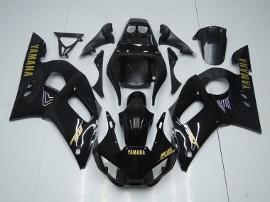 Yamaha R6 98-02 Motorrad Verkleidungen - Glänzend Schwarz Gold Aufkleber Kaufen