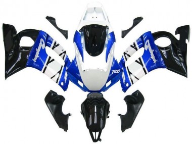 Yamaha R6 98-02 Motorrad Verkleidungen - Blau schwarze Champions Kaufen