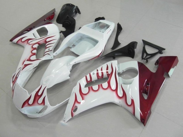 Yamaha R6 98-02 Motorrad Verkleidungen - Rot Flamme Kaufen Yamaha R6 98-02 Motorrad Verkleidungen - Rot Flamme Kaufen
