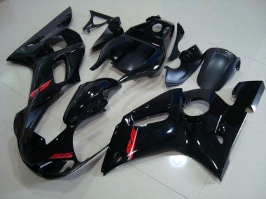 Yamaha R6 98-02 Motorrad Verkleidungen - Glänzend Schwarz Rote Aufkleber Kaufen