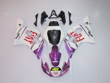 Yamaha R6 98-02 Motorrad Verkleidungen - Weiß Lila Fiat 46 Kaufen