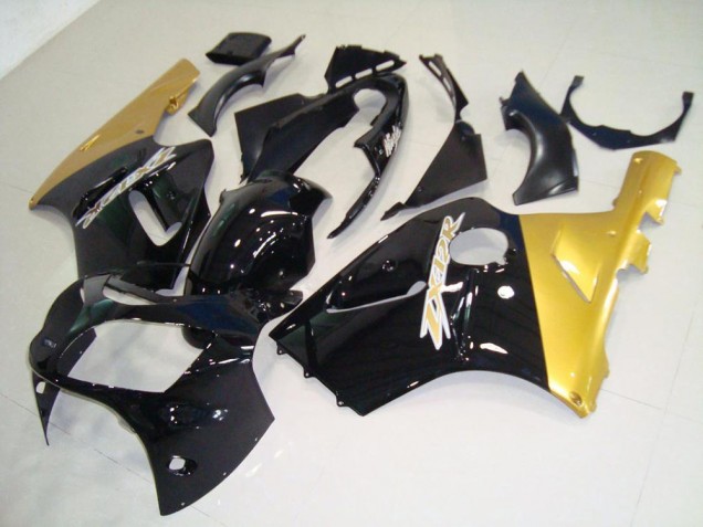 Kawasaki ZX12R 00-01 Motorrad Verkleidungen - Schwarz Gold Kaufen Kawasaki ZX12R 00-01 Motorrad Verkleidungen - Schwarz Gold Kaufen