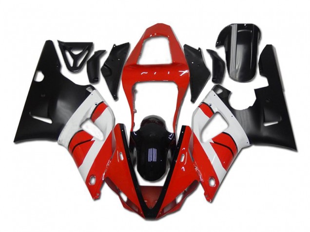 Yamaha R1 00-01 Motorrad Verkleidungen - Rot Weiß Schwarz Kaufen Yamaha R1 00-01 Motorrad Verkleidungen - Rot Weiß Schwarz Kaufen