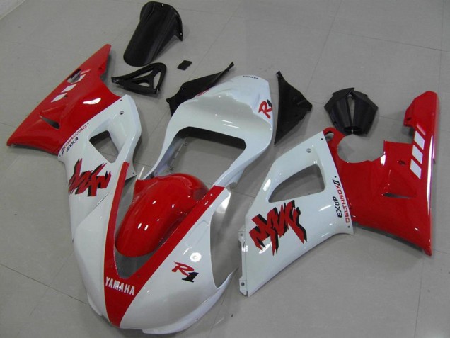 Yamaha R1 00-01 Motorrad Verkleidungen - Rot Weiß Rennen Kaufen Yamaha R1 00-01 Motorrad Verkleidungen - Rot Weiß Rennen Kaufen