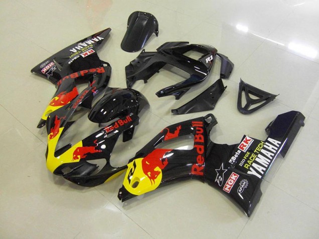 Yamaha R1 00-01 Motorrad Verkleidungen - Schwarzer Rot Bull Kaufen Yamaha R1 00-01 Motorrad Verkleidungen - Schwarzer Rot Bull Kaufen