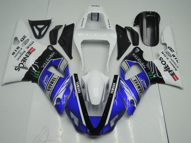 Yamaha R1 00-01 Motorrad Verkleidungen - Blau Weiß ENEOS Monster Kaufen Yamaha R1 00-01 Motorrad Verkleidungen - Blau Weiß ENEOS Monster Kaufen