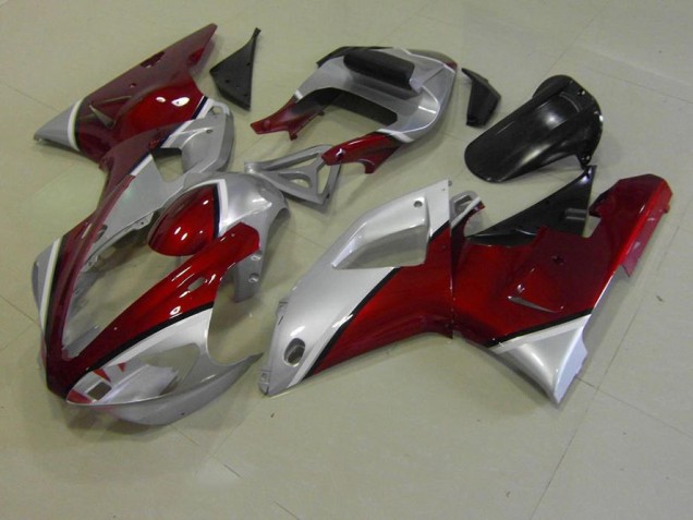 Yamaha R1 00-01 Motorrad Verkleidungen - Rot und Silber Kaufen Yamaha R1 00-01 Motorrad Verkleidungen - Rot und Silber Kaufen