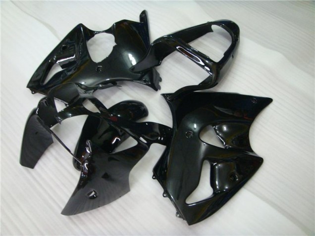 Kawasaki ZX6R 00-02 Motorrad Verkleidungen - Glänzend Schwarz Kaufen