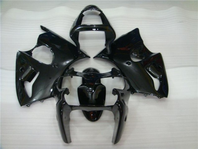 Kawasaki ZX6R 00-02 Motorrad Verkleidungen - Glänzend Schwarz Kaufen
