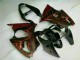 Kawasaki ZX6R 00-02 Motorrad Verkleidungen - Schwarz rote Flamme Kaufen Kawasaki ZX6R 00-02 Motorrad Verkleidungen - Schwarz rote Flamme Kaufen