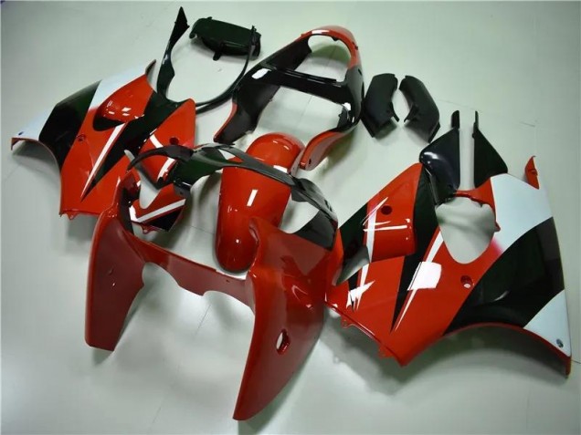 Kawasaki ZX6R 00-02 Motorrad Verkleidungen - Rot Schwarz Weiß Kaufen Kawasaki ZX6R 00-02 Motorrad Verkleidungen - Rot Schwarz Weiß Kaufen
