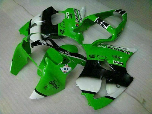 Kawasaki ZX6R 00-02 Motor Verkleidungen - Grün Schwarz Kaufen Kawasaki ZX6R 00-02 Motor Verkleidungen - Grün Schwarz Kaufen