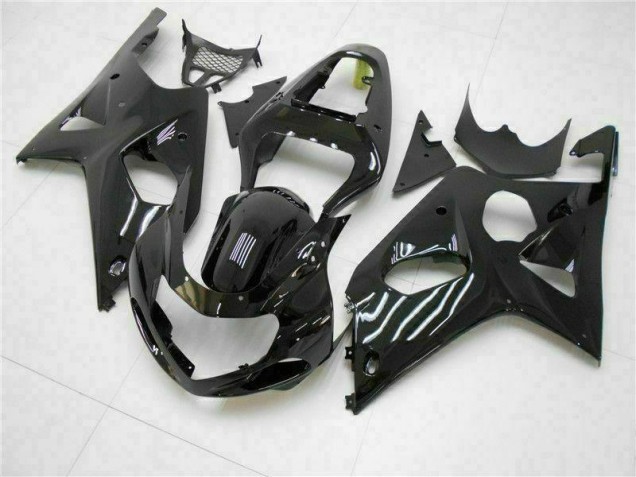 Suzuki GSXR 1000 K1 00-02 Motorrad Verkleidungen - Glänzend Schwarz Kaufen Suzuki GSXR 1000 K1 00-02 Motorrad Verkleidungen - Glänzend Schwarz Kaufen