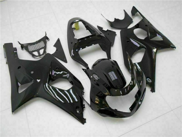 Suzuki GSXR 1000 K1 00-02 Motorrad Verkleidungen - Glänzend Schwarz Kaufen Suzuki GSXR 1000 K1 00-02 Motorrad Verkleidungen - Glänzend Schwarz Kaufen