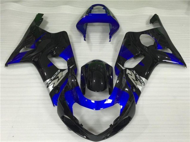 Suzuki GSXR 1000 K1 00-02 Motorrad Verkleidungen - Blau Schwarz Kaufen