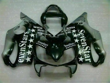 Honda CBR 600 F4i 01-03 Motorrad Verkleidungen - Schwarz Silber SevenStarss Kaufen