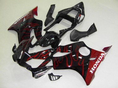 Honda CBR 600 F4i 01-03 Motorrad Verkleidung - Rot Flamme Kaufen