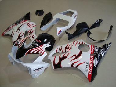 Honda CBR 600 F4i 01-03 Motorrad Verkleidungen - Weiß Flamme Kaufen