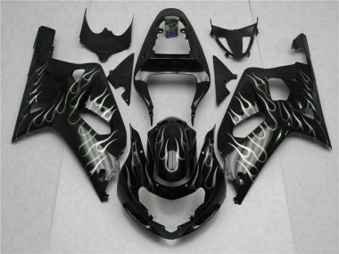Suzuki GSXR 600 / 750 K1 K2 K3 01-03 Motorrad Verkleidungen - Schwarz Kaufen