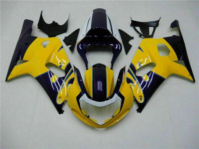 Suzuki GSXR 600 / 750 K1 K2 K3 01-03 Motorrad Vollverkleidung - Gelb Kaufen Suzuki GSXR 600 / 750 K1 K2 K3 01-03 Motorrad Vollverkleidung - Gelb Kaufen