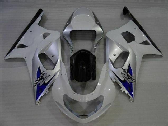Suzuki GSXR 600 / 750 K1 K2 K3 01-03 Motorrad Verkleidungen - Weiß Silber Kaufen Suzuki GSXR 600 / 750 K1 K2 K3 01-03 Motorrad Verkleidungen - Weiß Silber Kaufen