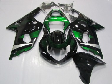 Suzuki GSXR 600 K1 K2 K3 01-03 Motorrad Verkleidung - Schwarz Grün Kaufen