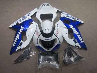 Suzuki GSXR 600 K1 K2 K3 01-03 Motorrad Verkleidung - Weiß Blau Motul Kaufen