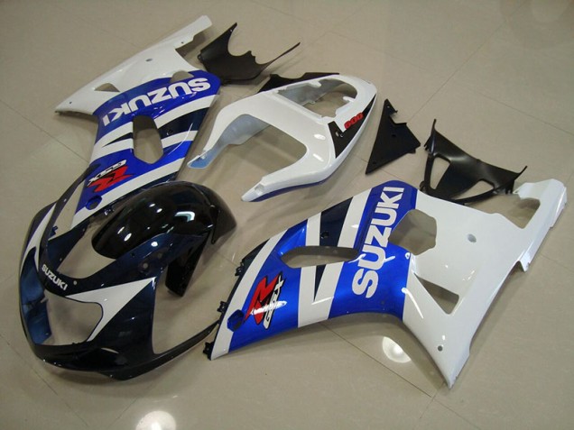 Suzuki GSXR 750 K1 K2 K3 01-03 Motorrad Verkleidung - Blau Weiß Kaufen Suzuki GSXR 750 K1 K2 K3 01-03 Motorrad Verkleidung - Blau Weiß Kaufen