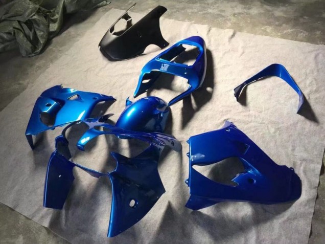 Kawasaki ZX9R 02-03 Motorrad Verkleidungen - Blau Matt Schwarz Kaufen Kawasaki ZX9R 02-03 Motorrad Verkleidungen - Blau Matt Schwarz Kaufen
