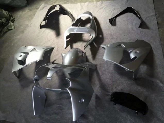 Kawasaki ZX9R 02-03 Motorrad Verkleidung - Silber Glänzend Schwarz Kaufen Kawasaki ZX9R 02-03 Motorrad Verkleidung - Silber Glänzend Schwarz Kaufen
