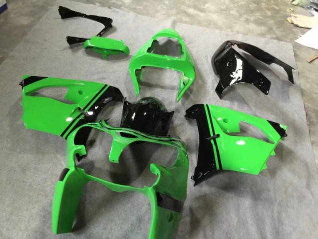 Kawasaki ZX9R 02-03 Motorrad Verkleidungen - Grün Glänzend Schwarz Kaufen Kawasaki ZX9R 02-03 Motorrad Verkleidungen - Grün Glänzend Schwarz Kaufen