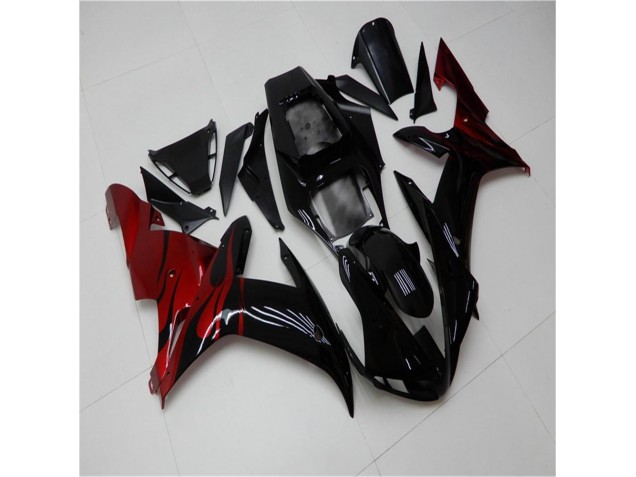 Yamaha R1 02-03 Motorrad Verkleidungen - Schwarz Rot Kaufen Yamaha R1 02-03 Motorrad Verkleidungen - Schwarz Rot Kaufen