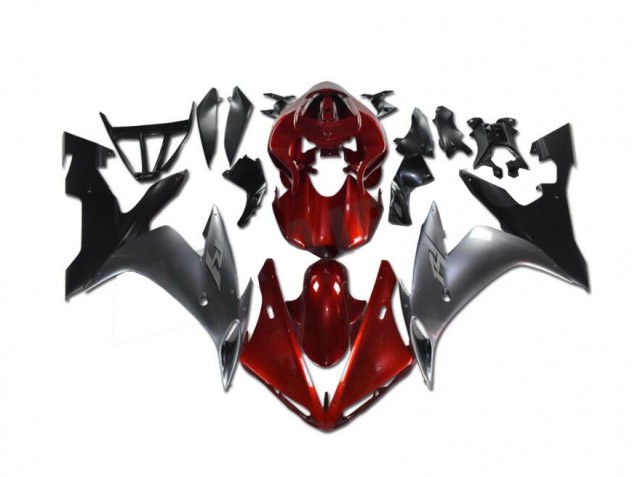 Yamaha R1 02-03 Motorrad Verkleidungen - Rot Grau Schwarz Kaufen Yamaha R1 02-03 Motorrad Verkleidungen - Rot Grau Schwarz Kaufen