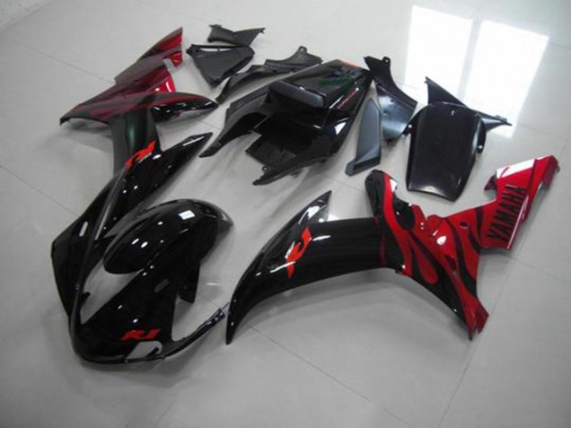 Yamaha R1 02-03 Motorrad Verkleidungen - Schwarze Flamme Kaufen Yamaha R1 02-03 Motorrad Verkleidungen - Schwarze Flamme Kaufen