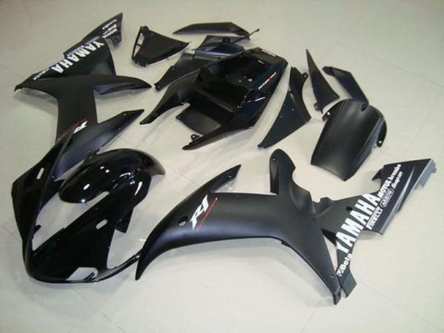 Yamaha R1 02-03 Motorrad Verkleidungen - Matt SchwarzWeiß Kaufen Yamaha R1 02-03 Motorrad Verkleidungen - Matt SchwarzWeiß Kaufen