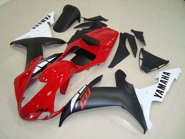 Yamaha R1 02-03 Motorrad Verkleidungen - Matt Schwarz Rot Kaufen Yamaha R1 02-03 Motorrad Verkleidungen - Matt Schwarz Rot Kaufen