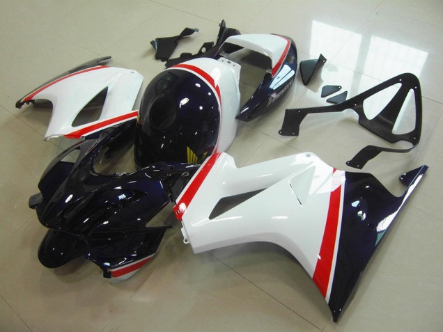 Honda VFR 800 02-13 Motorrad Verkleidungen - Weiß Dunkel Blau Kaufen Honda VFR 800 02-13 Motorrad Verkleidungen - Weiß Dunkel Blau Kaufen