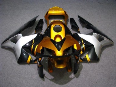 Honda CBR 600 RR 03-04 Motorrad Verkleidungen - Gold Silber Schwarz Kaufen