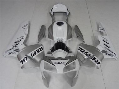 Honda CBR 600 RR 03-04 Motorrad Verkleidungen - Silver Weiß Schwarz Repsol Kaufen
