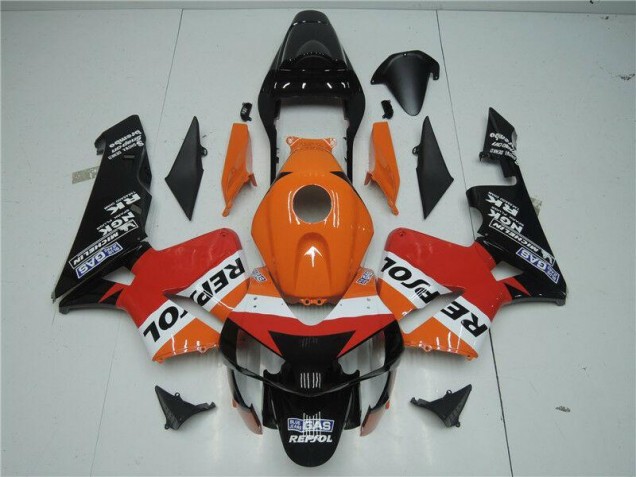 Honda CBR 600 RR 03-04 Motorrad Verkleidungen - Orange Rot Schwarz Repsol Kaufen Honda CBR 600 RR 03-04 Motorrad Verkleidungen - Orange Rot Schwarz Repsol Kaufen