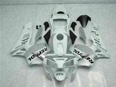 Honda CBR 600 RR 03-04 Motorrad Verkleidungen - Weiß Silber Repsol Kaufen